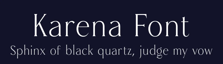 Karena Font by Krismagraph — Serif Font — thumbnail 2