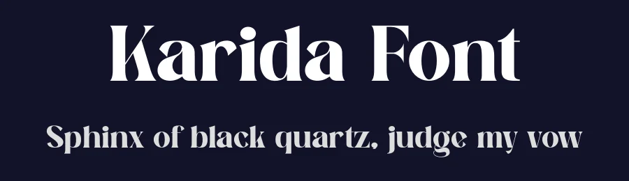 Karida Font by SlideShoot — Serif Font — thumbnail 2