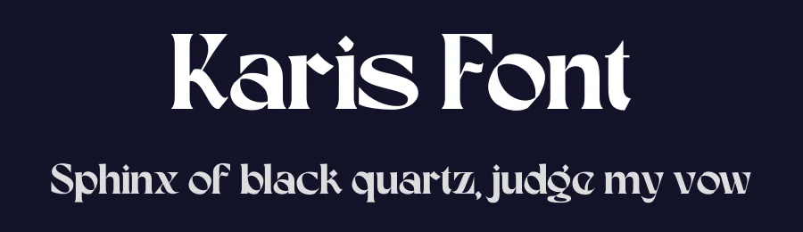 Karis Font by Nirmana Visual — Display Font — thumbnail 2