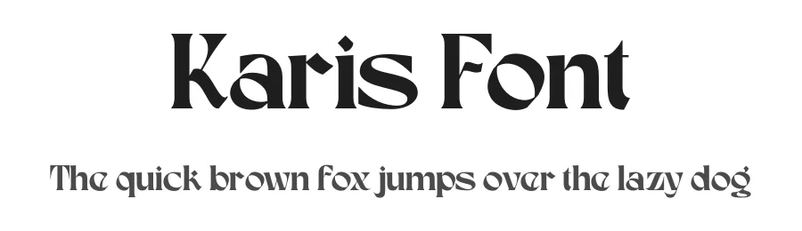 Karis Font by Nirmana Visual — Display Font