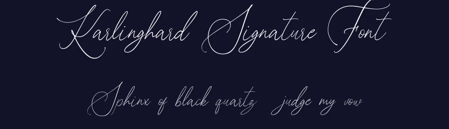 Karlinghard Signature Font by Moovied Co. — Script Handwritten Font — thumbnail 2
