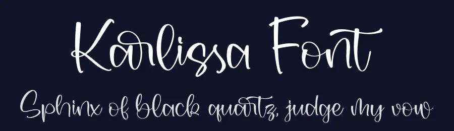 Karlissa Font by letterfabric — Script Handwritten Font — thumbnail 2