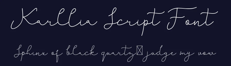 Karllia Script Font by edricstudio — Script Handwritten Font — thumbnail 2