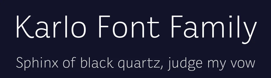 Karlo Font Family by The Northern Block — Sans Serif Font — thumbnail 2