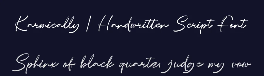 Karmically | Handwritten Script Font by Gracetypestudio — Script Handwritten Font — thumbnail 2