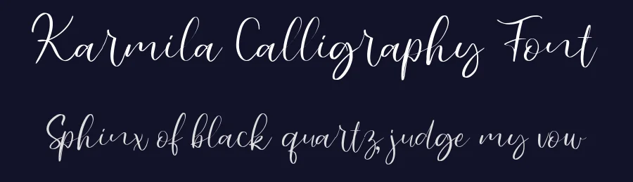 Karmila Calligraphy Font by alit design — Script Handwritten Font — thumbnail 2