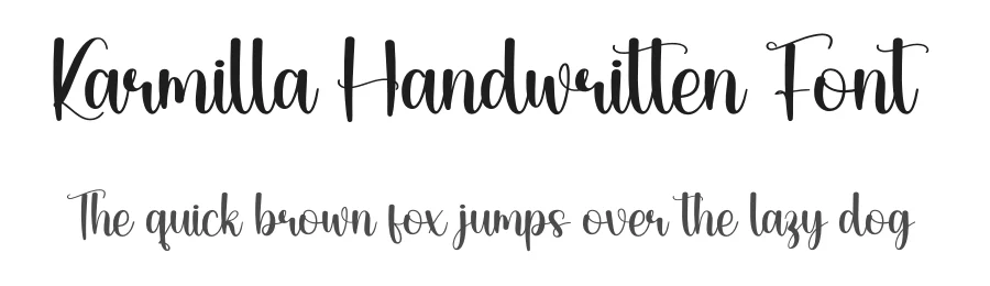Karmilla Handwritten Font by creativeletter — Script Handwritten Font