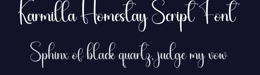 Karmilla Homestay Script Font by creativeletter — Script Handwritten Font — thumbnail 2