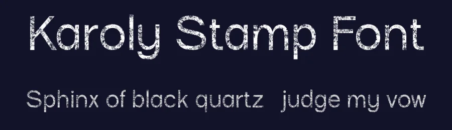 Karoly Stamp Font by craftsupplyco — Sans Serif Font — thumbnail 2