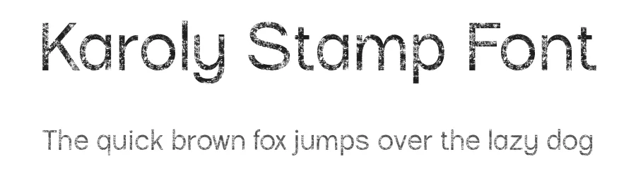 Karoly Stamp Font by craftsupplyco — Sans Serif Font