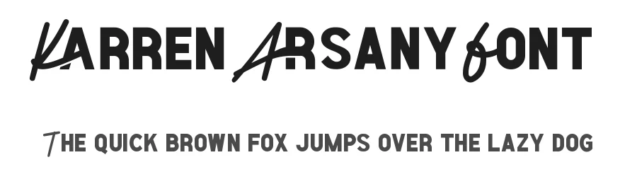 Karren Arsany Font by RaisProject — Display Font