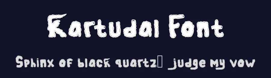 Kartudal Font by El - Marawe DSGN — Display Font — thumbnail 2