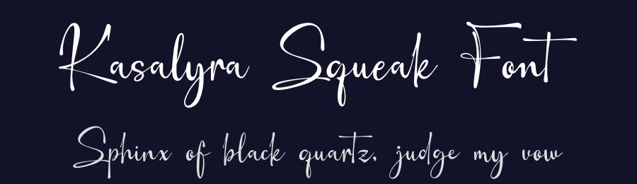 Kasalyra Squeak Font by Denustudios — Script Handwritten Font — thumbnail 2