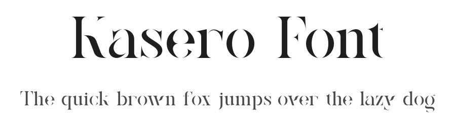 Kasero Font by SlideShoot — Serif Font