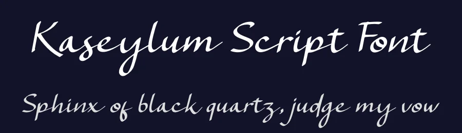 Kaseylum Script Font by Denustudios — Script Handwritten Font — thumbnail 2