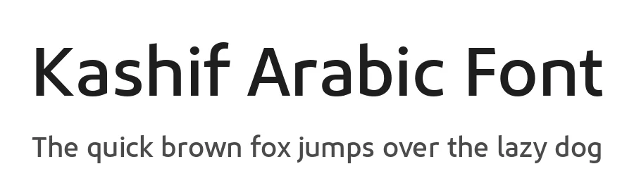 Kashif Arabic Font by Kutype Foundry — Display Font