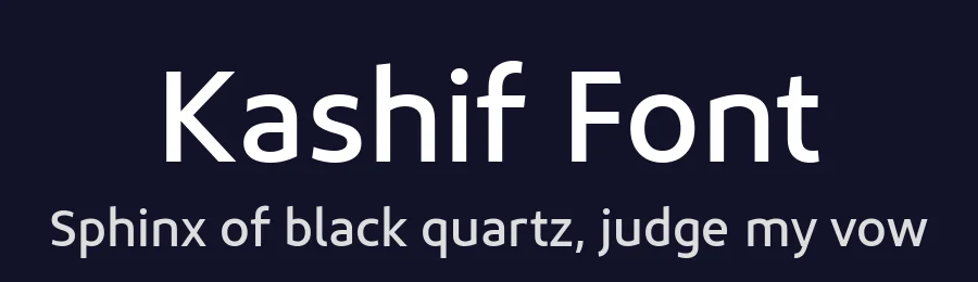 Kashif Font by Kutype Foundry — Display Font — thumbnail 2