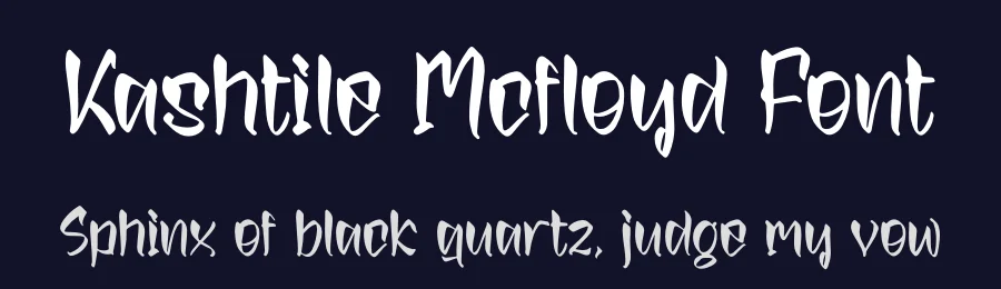 Kashtile Mcfloyd Font by perspectype — Display Font — thumbnail 2