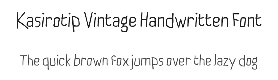 Kasirotip Vintage Handwritten Font by Mei Suseno — Script Handwritten Font