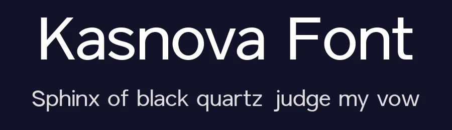 Kasnova Font by RagamKata — Sans Serif Font — thumbnail 2