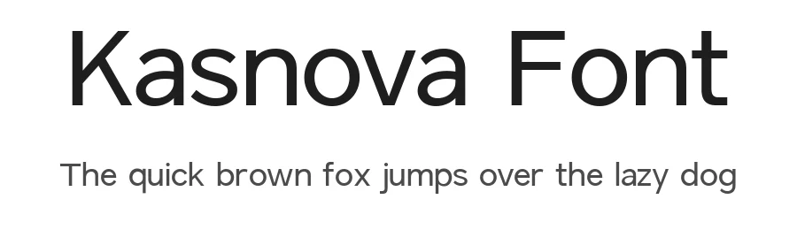 Kasnova Font by RagamKata β Sans Serif Font