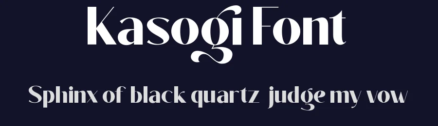 Kasogi Font by Fontliner — Display Font — thumbnail 2