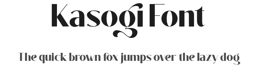 Kasogi Font by Fontliner — Display Font