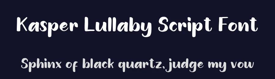 Kasper Lullaby Script Font by grezlinestudio — Script Handwritten Font — thumbnail 2