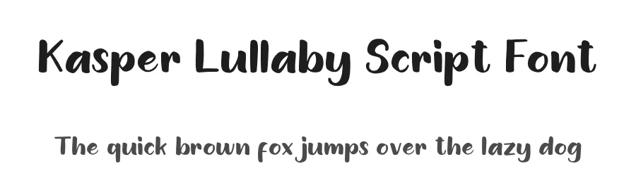 Kasper Lullaby Script Font by grezlinestudio — Script Handwritten Font