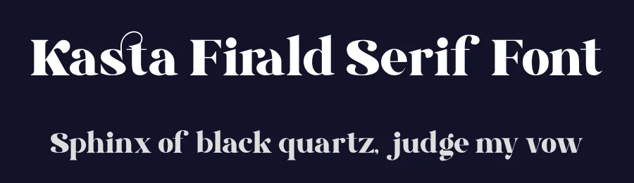 Kasta Firald Serif Font by letterenastudios — Serif Font — thumbnail 2