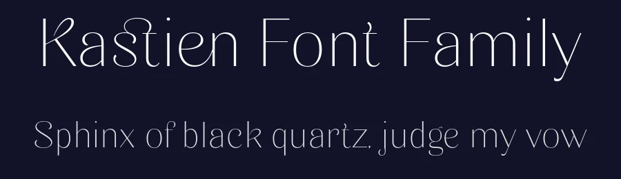 Kastien Font Family by Nia Typework — Display Font — thumbnail 2
