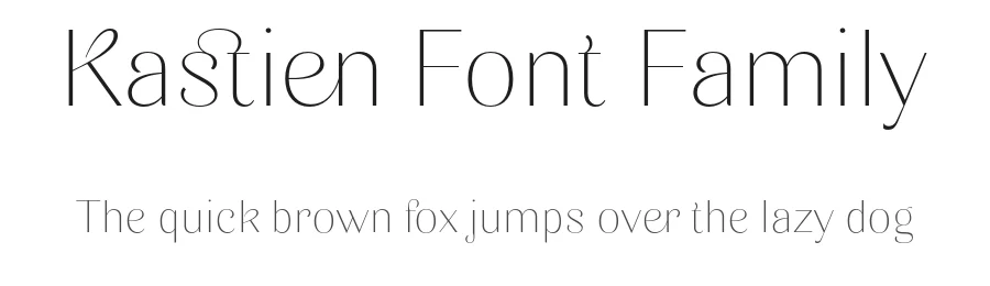 Kastien Font Family by Nia Typework — Display Font