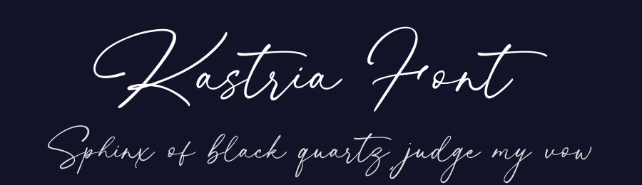 Kastria Font by Creavibes Design — Script Handwritten Font — thumbnail 2