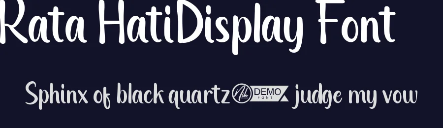 Kata Hati Display Font by nihstudio — Display Font — thumbnail 2