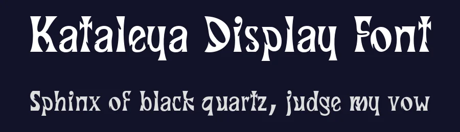 Kataleya Display Font by Creatifontstudios — Decorative Font — thumbnail 2