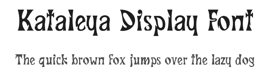 Kataleya Display Font by Creatifontstudios — Decorative Font
