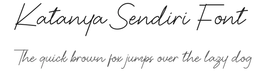 Katanya Sendiri Font by nihstudio — Serif Font