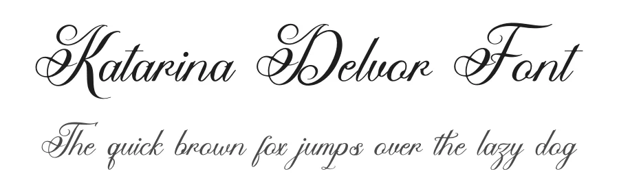 Katarina Delvor Font by Gracetypestudio — Script Handwritten Font