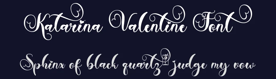 Katarina Valentine Font by Yoga Letter — Script Handwritten Font — thumbnail 2