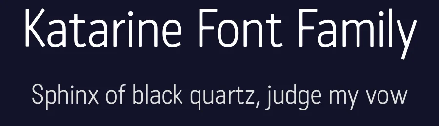 Katarine Font Family by Suitcase Type Foundry — Sans Serif Font — thumbnail 2