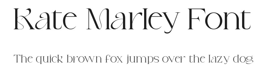 Kate Marley Font by noahtype — Display Font
