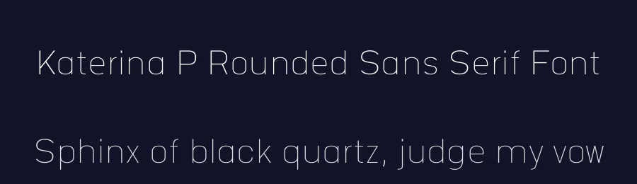 Katerina P Rounded Sans Serif Font by NicolassFonts — Sans Serif Font — thumbnail 2