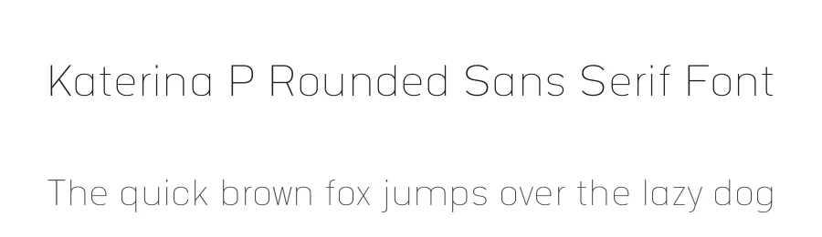 Katerina P Rounded Sans Serif Font by NicolassFonts — Sans Serif Font