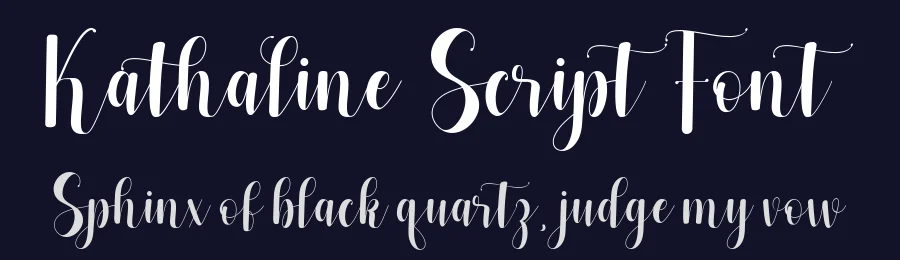 Kathaline Script Font by Fikryal Studio — Script Handwritten Font — thumbnail 2