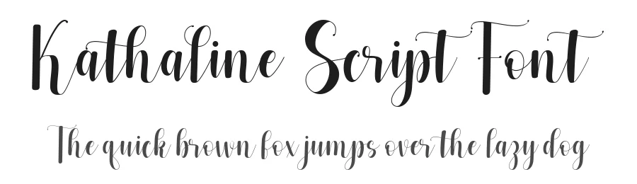Kathaline Script Font by Fikryal Studio — Script Handwritten Font