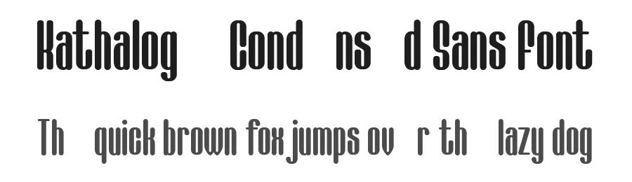 Kathalog – Condensed Sans Font by Say Studio — Display Font