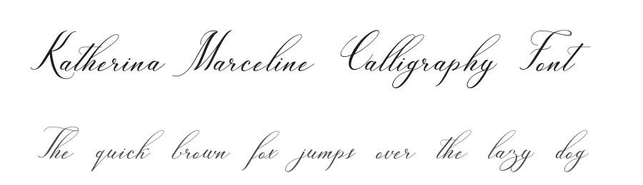 Katherina Marceline Calligraphy Font by GraphicSauce — Decorative Font