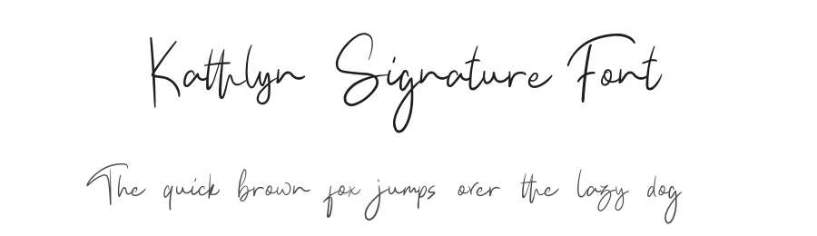 Kathlyn Signature Font by Youthlabs Studio β Script Handwritten Font