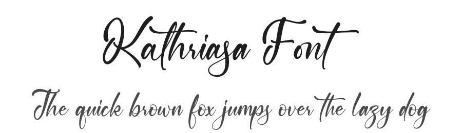 Kathriasa Font by letterfabric — Script Handwritten Font
