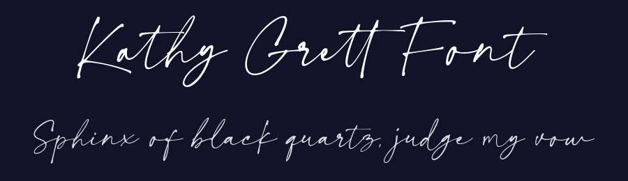 Kathy Grett Font by bodig — Serif Font — thumbnail 2